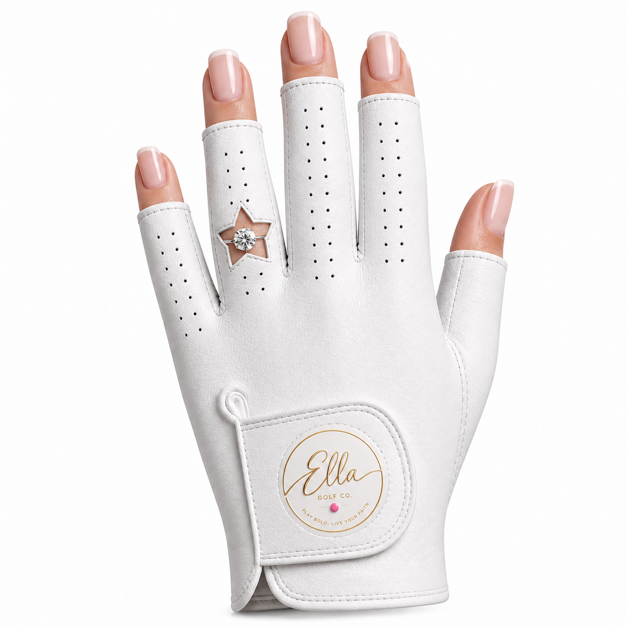 Ella Signature Glove — White